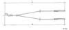 VW 111711717D Cable, heater flap